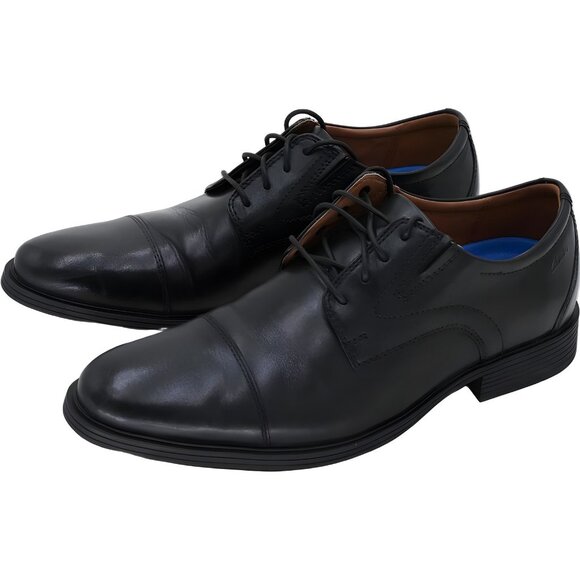 Clarks Whiddon Cap-Toe Oxford Dress Shoes Black Men\'s US 10.5M main image 4